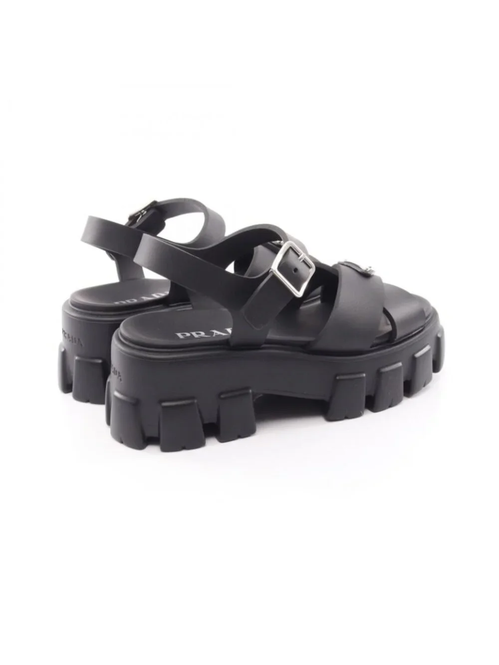 Prada Sandals Monolith Black